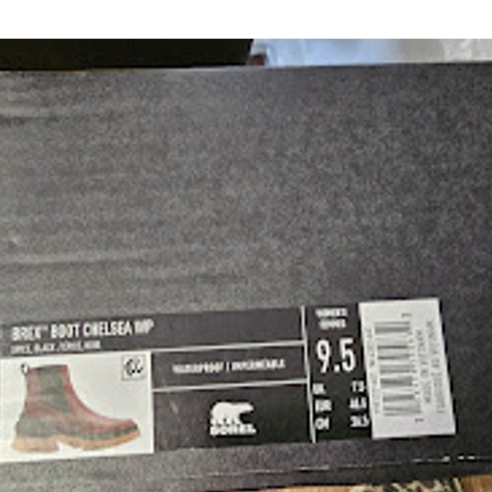 Sorel Women's Chelsea Brex Waterproof Boots Size 9.5 Spice / Black 1951221 NWT - Picture 7 of 7